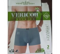 0Бокс. чоловічі Бамбук VERICON 3820 асорті XL-4XL (12/6 шт в уп)
