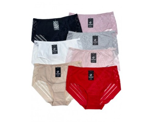 Труси жін. Фібра АNTTIFU 0848 асорті L-2XL (24 шт в уп)