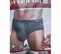 Плавки чоловічі Коттон+бамбук VERICON 4066 асорті XL-4XL (12/6 шт в уп)