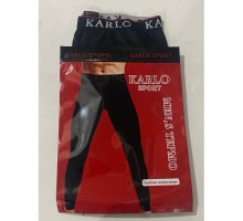 Термо кальсони чоловік. KARLO K001 Чорний L-3XL ( 4 шт в упаковці)