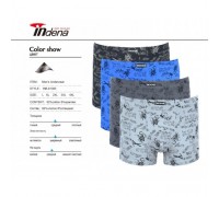 Боксери Індена 81363 Бавовна  асорті L-4XL  ( 6/12 шт)