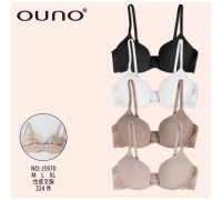 Топ  жен. OUNO 5970  в рубчик на застежке сзади ассорти  M-XL (12 шт в уп.)