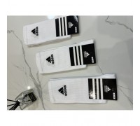 Шкарпетки чоловічі високі Котон ADIDAS білі 43-45 ( 12 шт в уп)