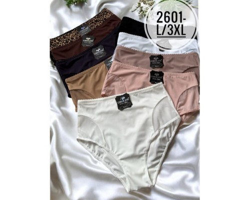 Труси жін. COEUR JOIE 2601 молочний L-3ХL (6 шт. в уп.)