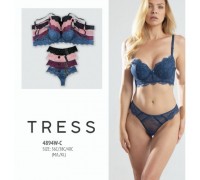 Комплект  TRESS 4894 W- C тонкий поролон 80-95 ( 6 шт в уп)
