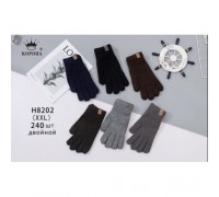 Перчатки муж.   шерсть Корона 8202 ассорти 2XL  (12 шт в уп)