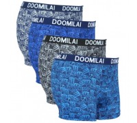 Чоловік. Боксери Стрейч + бамбук DOOMILAI D-01876 асорті ХL-4XL (6шт.)