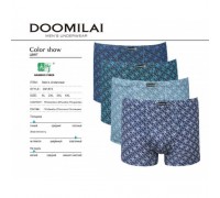 Муж. Боксеры Стрейч+Бамбук DOOMILAI D-01873 ассорти ХL-4XL (6шт.)