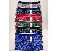 0Боксери чоловік. LACOSTA-7 Коттон середня гумка асорті ХL-3XL (12 т в уп.)