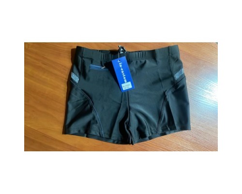 Чоловік. шорти куп-е in.castom 2606В чорні з сірим L-4XL (10/5шт.)