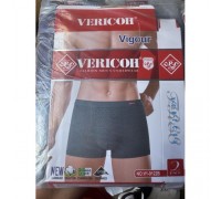 0Бокс. чоловічі Коттон+бамбук VERICON 9122 асорті XL-4XL (12/6 шт в уп)