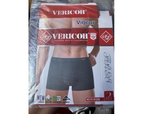 0Бокс. чоловічі Коттон+бамбук VERICON 9122 асорті XL-4XL (12/6 шт в уп)