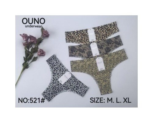 Труси жін. UONO 521  поліамід безшовні асорті M-XL (24 шт в уп.)