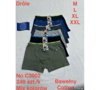 Боксери чоловічі DROLE 3002 асорті М-2XL (12 шт. в уп.)