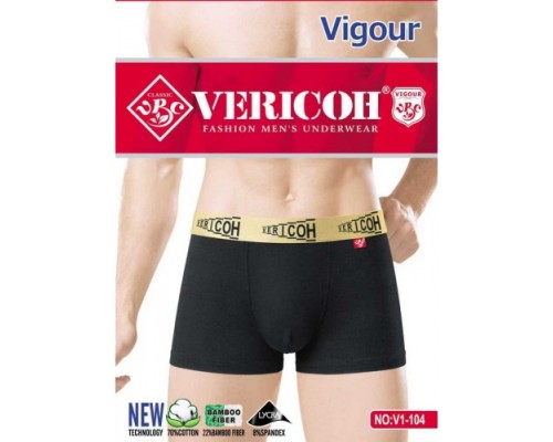 0Бокс. чоловічі Коттон+бамбук VERICON 104 асорті XL-3XL (12/6 шт в уп)