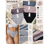 Труси дружин. DYANA 3901-7 поліамід асорті SM/L-XL (24 шт в уп.)