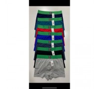 0Боксери чоловічі LACOSTE 10 Коттон асорті XL-3XL (12 шт. в уп.)
