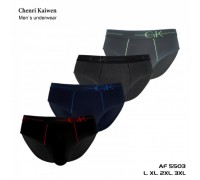 Плавки чоловічі Chenri Kaiwen 5503 Котон асорті L-3XL (12 шт. в уп.)