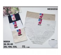 Трусы жен. MEDOSI 9095  ассорти р-р 3XL-5XL ( 24шт в уп.)