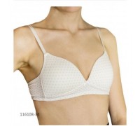 Бюст Nicoletta 116108-34 B 100% Коттон тонк. порол.  с мелким рис. об. 65-75 (6 шт. в уп)