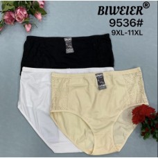 Трусы  фибра BIWIER 9536 ассорти  9XL-11XL (12-24 шт. в уп)