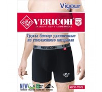 0Бокс. чоловічі подовжені Коттон+бамбук VERICON 1157 асорті XL-4XL (12/6 шт в уп)