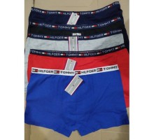 0Боксери чоловік. TOMMY HILFIGER Коттон асорті вузька гумка ХL-3XL (12 т. в уп.)