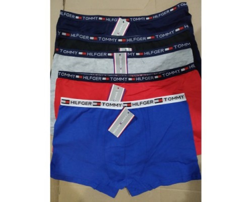 0Боксери чоловік. TOMMY HILFIGER Коттон асорті вузька гумка ХL-3XL (12 т. в уп.)