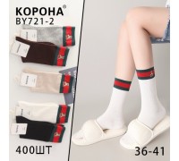 Шкарпетки дружин. високі Коттон Корона 721-2 асорті 36-41 (10 шт. в уп)