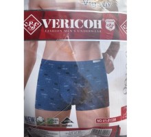 0Бокс. чоловічі Коттон+бамбук VERICON 9133 асорті XL-4XL (12/6 шт в уп)
