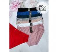 Трусы жен. АNTTIFU 1650 Коттон ассорти  L-2XL  (24 шт в уп)