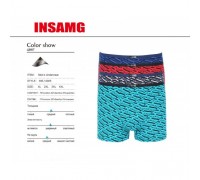 боксеры INSUМG Хлопок+Бамбук  12005 ассорти ХL-4XL (12/6шт) 