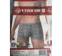 0Бокс. мужские Коттон+бамбук VERICON 9100 ассорти XL-4XL (12/6 шт в уп)