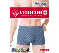 0Бокс. чоловічі Коттон+бамбук VERICON 9979 асорті XL-4XL (12/6 шт в уп)