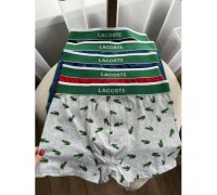 0Боксери чоловічі LACOSTА-3 Коттон з крокодилами (12 т. в уп.)