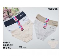Трусы жен. MEDOSI 6654  ассорти р-р М-XL ( 24 шт в уп.)