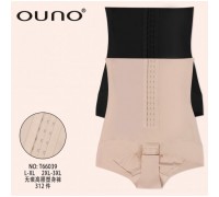 Трусы  жен. Утяжка 66039 OUNO  черный+бежевый  L-XL/2XL-3XL (12 шт в уп.)