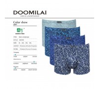 Муж. Боксеры Стрейч+Бамбук DOOMILAI D-01878 ассорти ХL-4XL (6шт.)