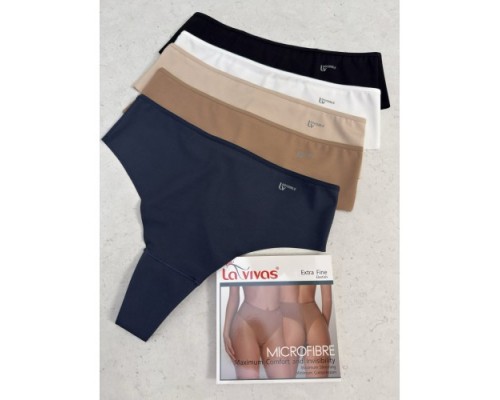 LAVIVAS Трусы жен. Микрофибра 10207  (М,L,XL,) 3шт.