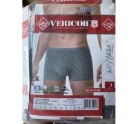 0Бокс. чоловічі Коттон+бамбук VERICON 9125 асорті XL-4XL (12/6 шт в уп)