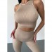 майка HALTER TOP RIB 