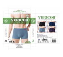 0Бокс. чоловічі Бамбук VERICON 3109 асорті XL-4XL (12/6 шт в уп)