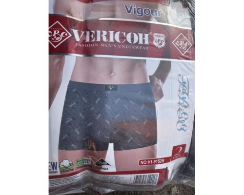 0Бокс. чоловічі Коттон+бамбук VERICON 9152 асорті XL-4XL (12/6 шт в уп)