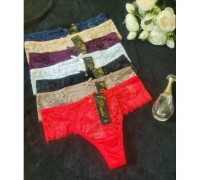 Стринги жен.  DIAILU 514 капучино XL-3XL (6 шт. в уп.)