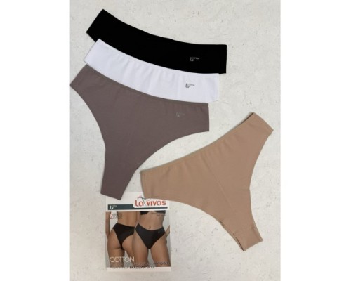 LAVIVAS жін. Бавовна 20346  S.М,L,XL, 4шт. (В уп.2 шт.)