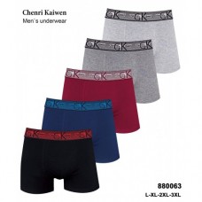 Боксеры муж. Chenri Kaiwen 880063 ассорти М-3XL (12 шт. в уп.)