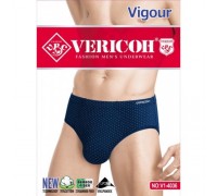 Плавки чоловічі Коттон+бамбук VERICON 4036 асорті XL-4XL (12/6 шт в уп)