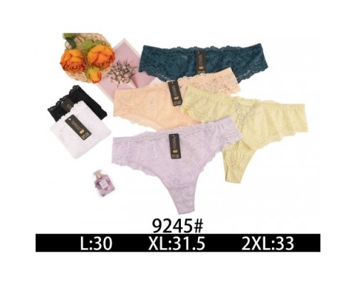 Труси жін. NADIZI 9245 Нейлон асорті L-2XL (24 шт в уп.)
