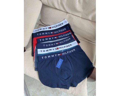 0Боксеры муж. TOMMY HILFIGER TH1  Коттон ассорти  ХL-3XL (12 т. в уп.)