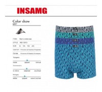 боксеры INSUМG Хлопок+Бамбук  12013 ассорти ХL-4XL (12/6шт) 